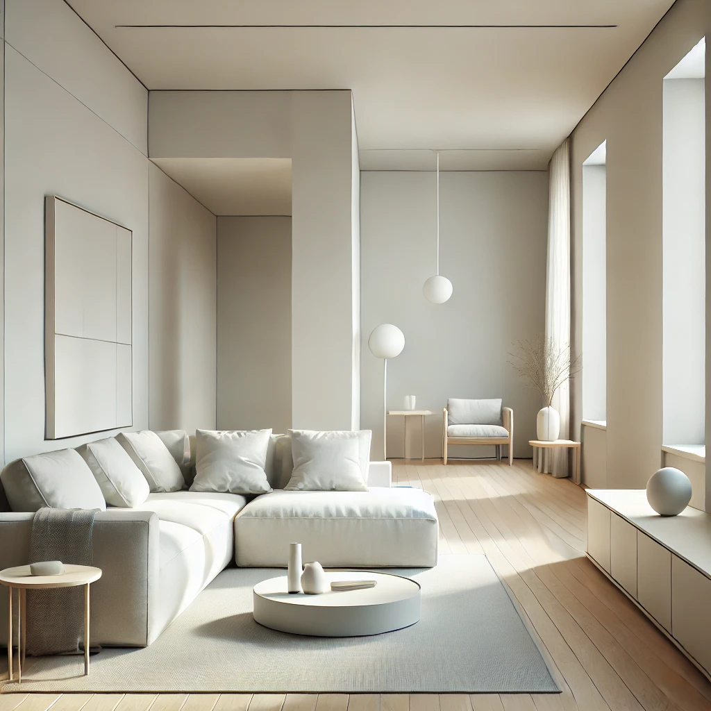 3. Minimalista: Enfoque na simplicidade, com poucas decorações e paletas neutras.